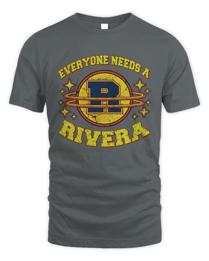 Everyone Needs a Your Name Shirt RIVERA M1-76 / Unisex Standard T-Shirt / charcoal