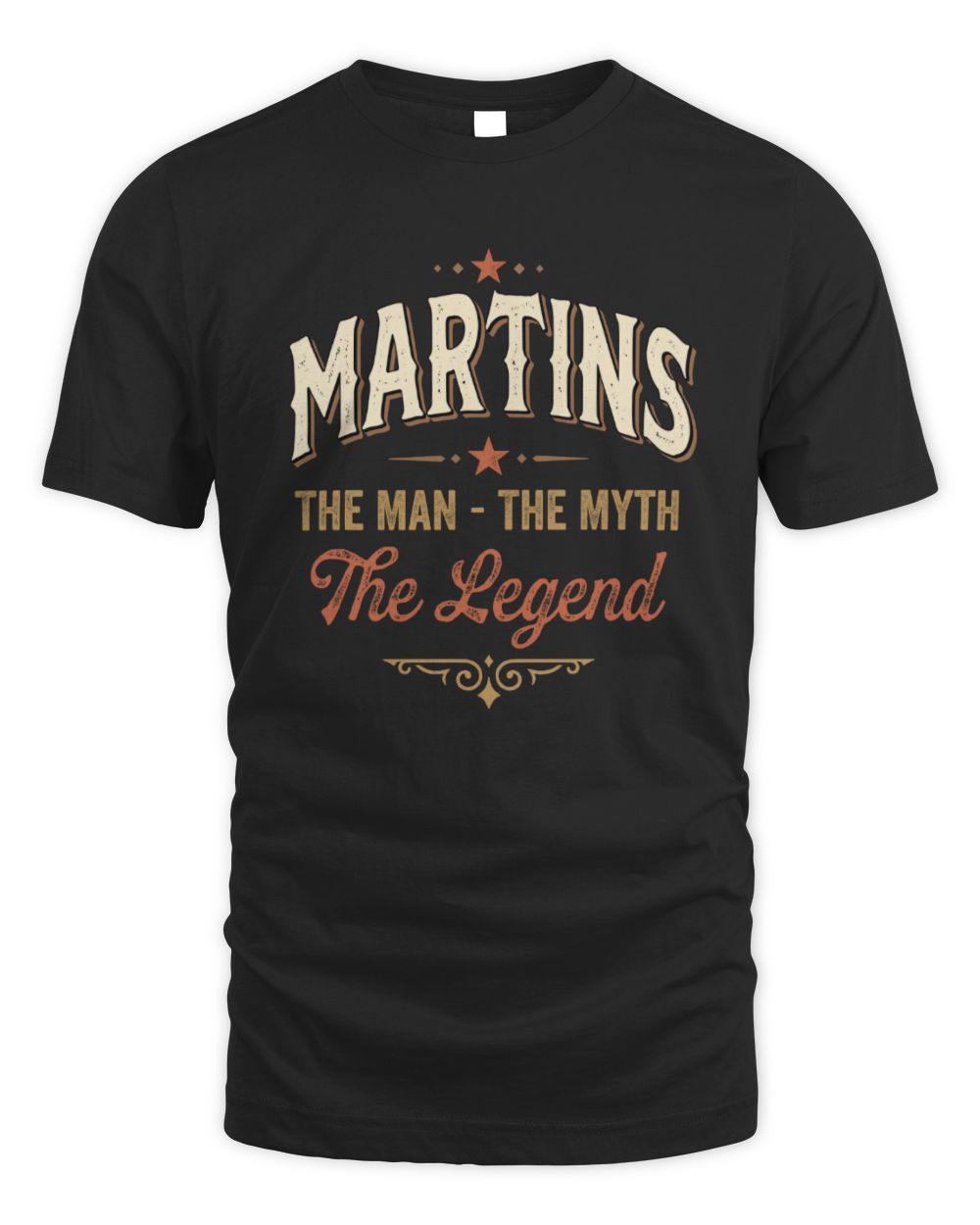 I'm Name I'm Not Rude I Just Have The Balls Funny T-Shirt MARTINS M1-77 / Unisex Standard T-Shirt / black
