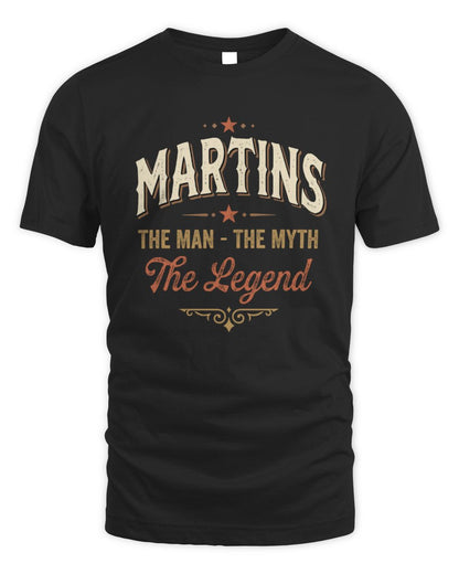 I'm Name I'm Not Rude I Just Have The Balls Funny T-Shirt MARTINS M1-77 / Unisex Standard T-Shirt / black