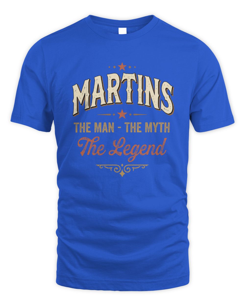I'm Name I'm Not Rude I Just Have The Balls Funny T-Shirt MARTINS M1-77 / Unisex Standard T-Shirt / royal
