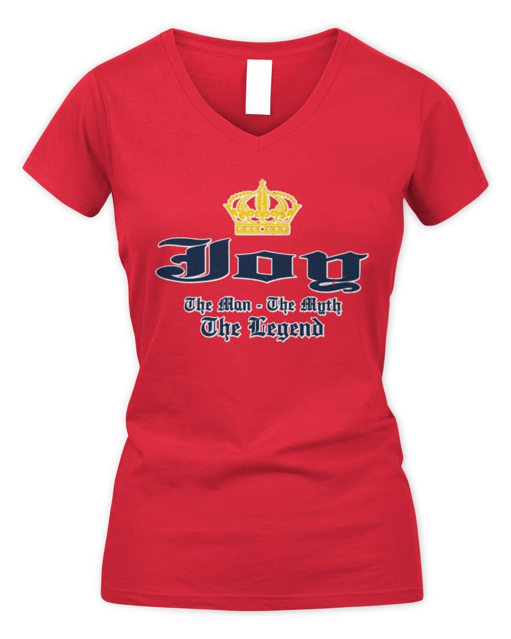 The Man The Myth The Legend Corona Beer T-Shirt JOY M1-S83 / Women's V-Neck T-Shirt / red