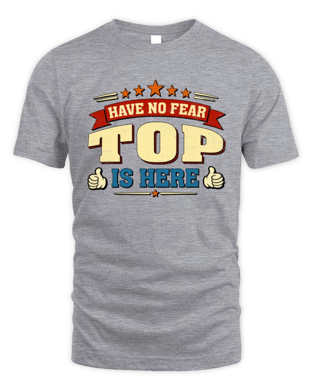 Have No Fear Your Name Is Here Cool Graphic T-Shirt TOP M1-71 / Unisex Standard T-Shirt / sport grey