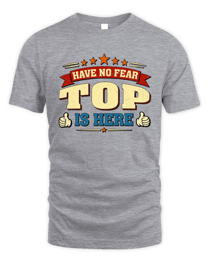 Have No Fear Your Name Is Here Cool Graphic T-Shirt TOP M1-71 / Unisex Standard T-Shirt / sport grey