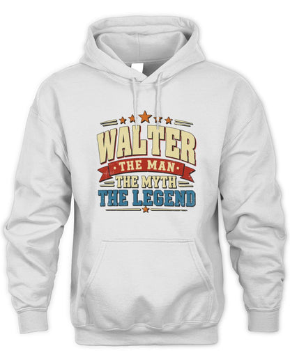The Man The Myth The Legend Ribbon Vintage T-Shirt WALTER M1-56 / Unisex Hoodie / white