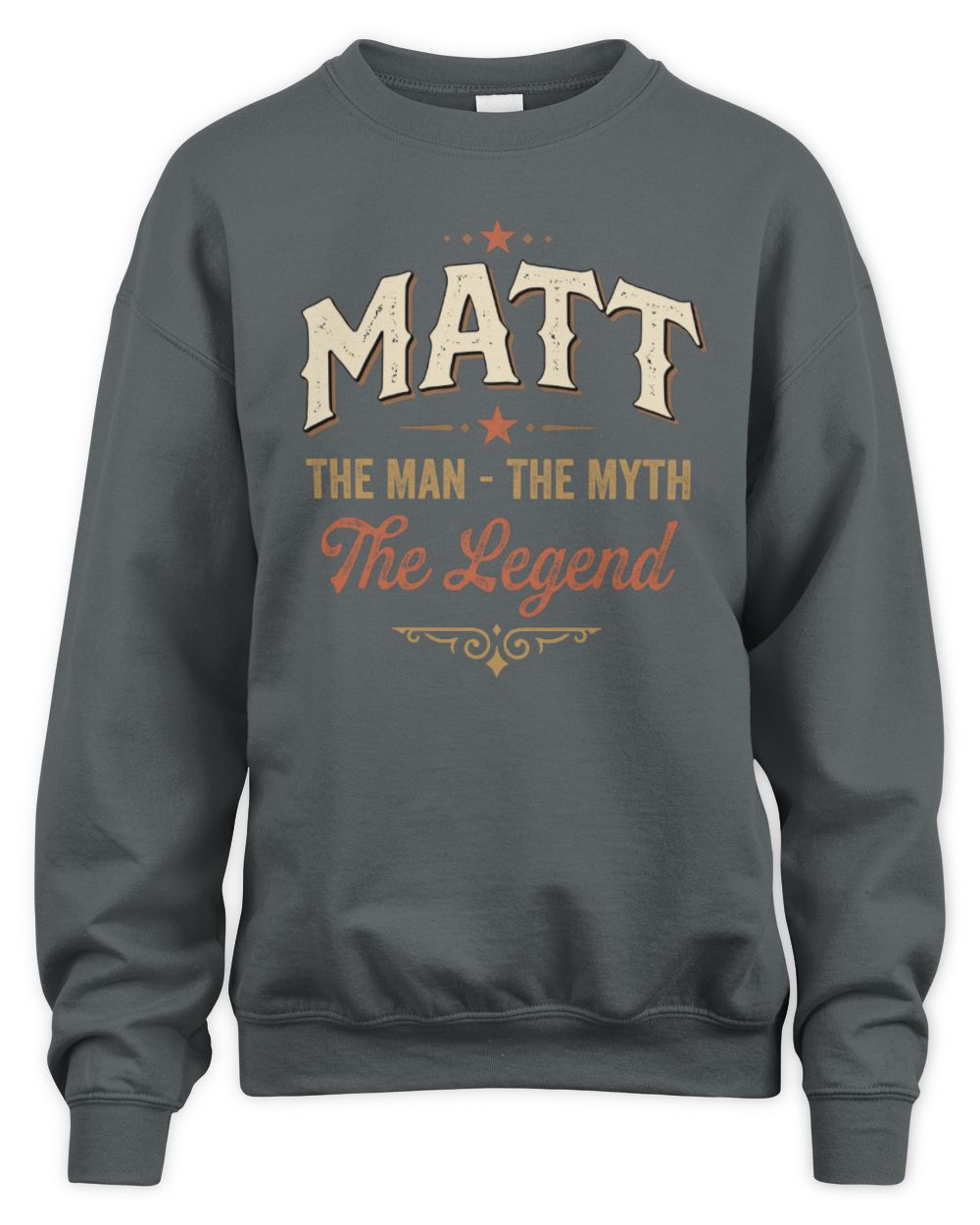 I'm Name I'm Not Rude I Just Have The Balls Funny T-Shirt MATT M1-77 / Unisex Sweatshirt / charcoal