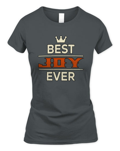 Best Your Name With Crown Shirt JOY M1-59 / Women's Standard T-Shirt / charcoal