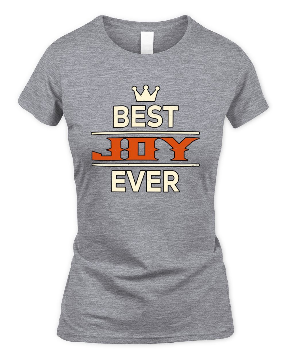 Best Your Name With Crown Shirt JOY M1-59 / Women's Standard T-Shirt / sport grey