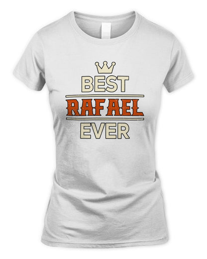 Best Your Name With Crown Shirt RAFAEL M1-59 / Women's Standard T-Shirt / white