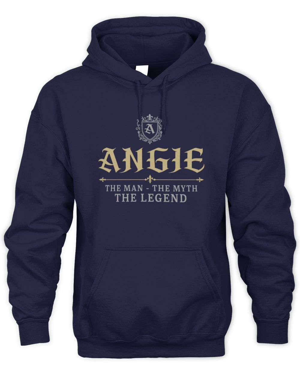 The Man The Myth The Legend Western Shirt ANGIE M1-78 / Unisex Hoodie / navy