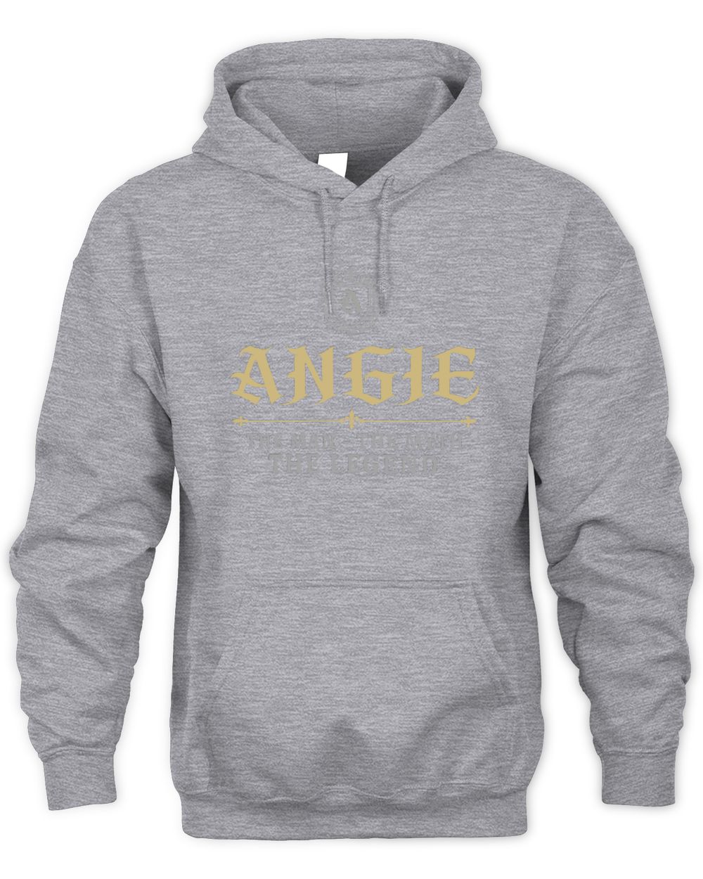 The Man The Myth The Legend Western Shirt ANGIE M1-78 / Unisex Hoodie / sport grey