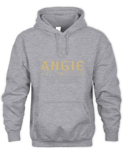 The Man The Myth The Legend Western Shirt ANGIE M1-78 / Unisex Hoodie / sport grey