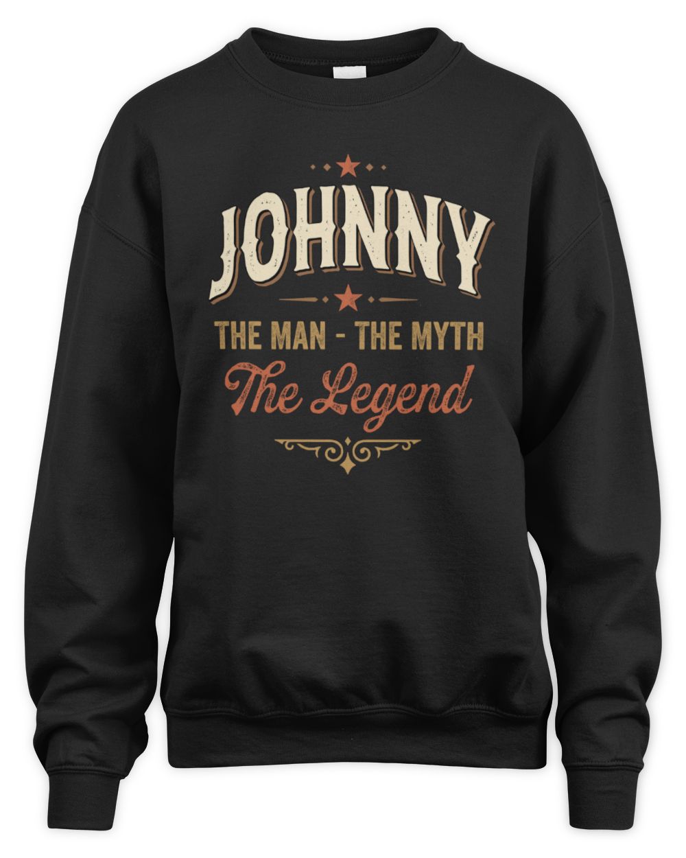 I'm Name I'm Not Rude I Just Have The Balls Funny T-Shirt JOHNNY M1-77 / Unisex Sweatshirt / black