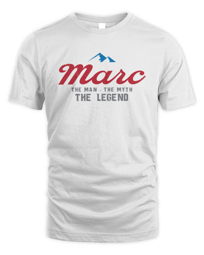 The Man The Myth The Legend Coors Light Beer T-Shirt MARC M1-S84 / Unisex Standard T-Shirt / white