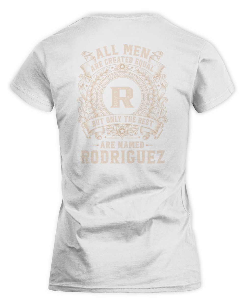 All Men Are Created Equal Cool Logo Shirt RODRIGUEZ M1-60 / Women's Standard T-Shirt / white
