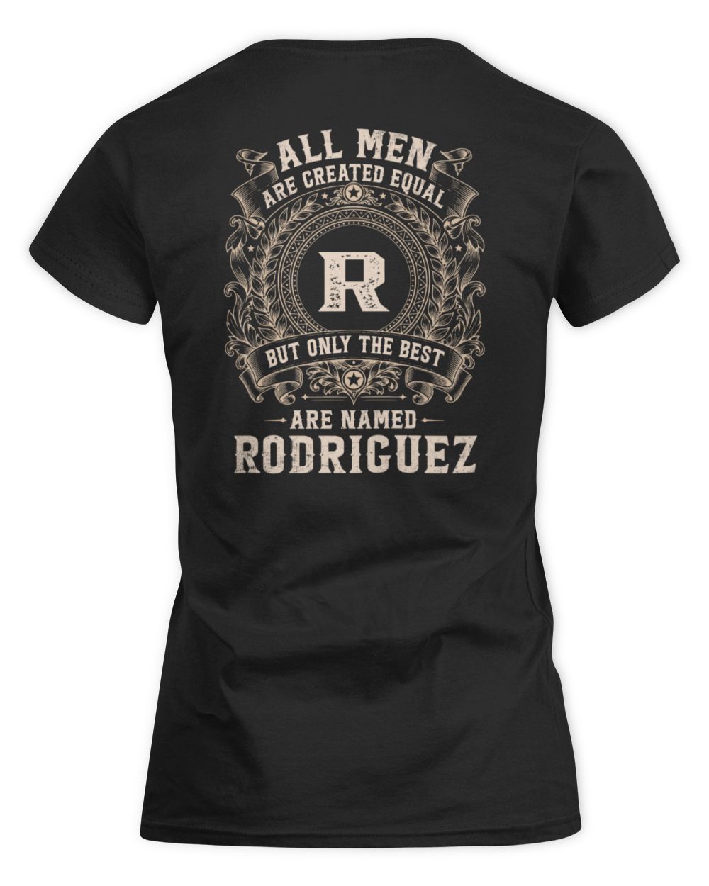 All Men Are Created Equal Cool Logo Shirt RODRIGUEZ M1-60 / Women's Standard T-Shirt / black