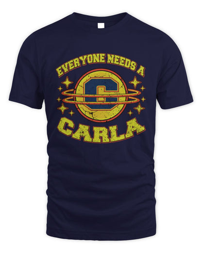 Everyone Needs a Your Name Shirt CARLA M1-76 / Unisex Standard T-Shirt / navy