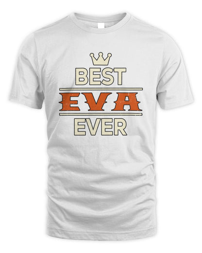 Best Your Name With Crown Shirt EVA M1-59 / Unisex Standard T-Shirt / white