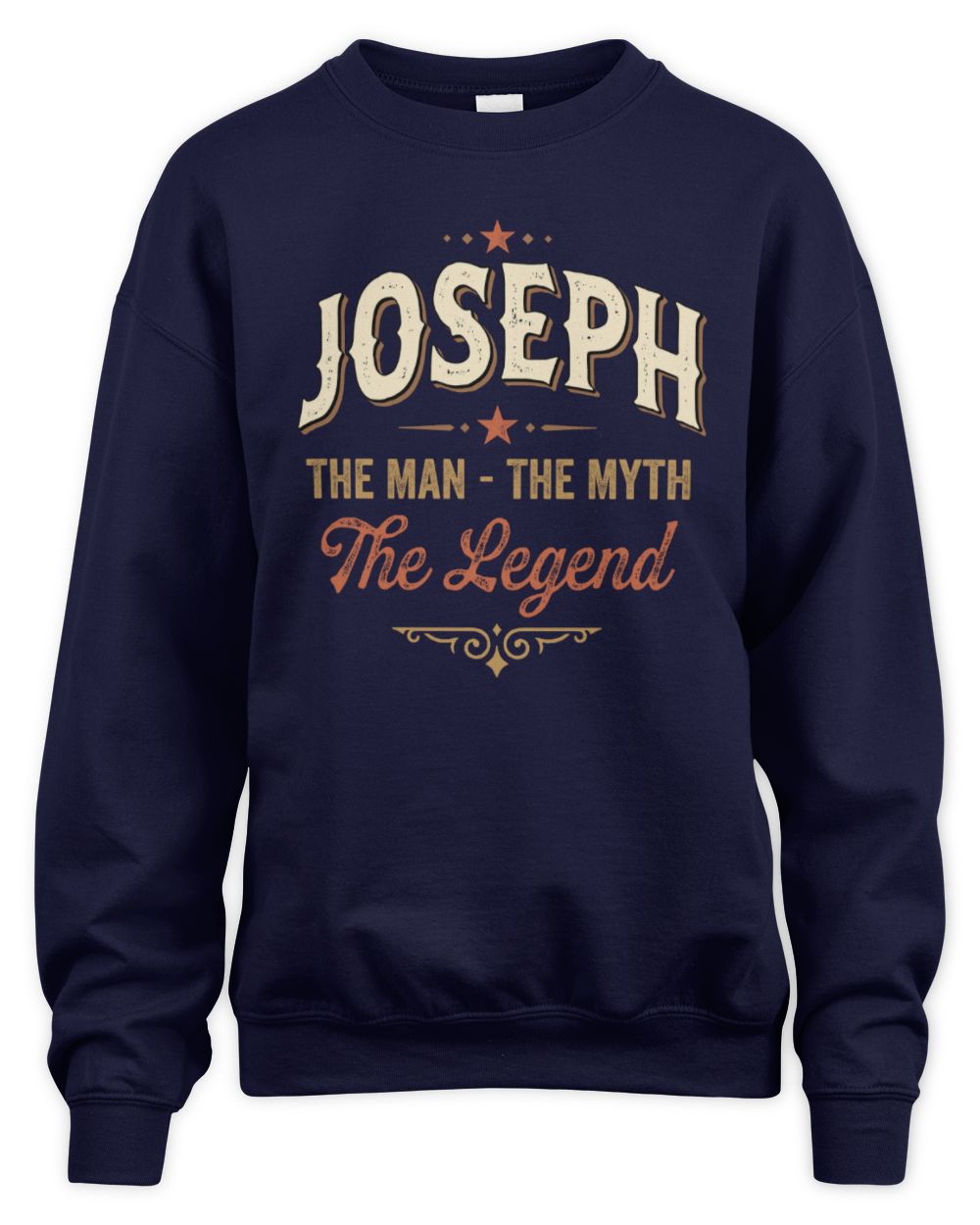 I'm Name I'm Not Rude I Just Have The Balls Funny T-Shirt JOSEPH M1-77 / Unisex Sweatshirt / navy