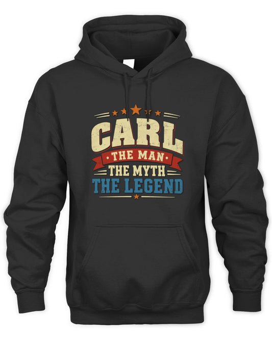 The Man The Myth The Legend Ribbon Vintage T-Shirt CARL M1-56 / Unisex Hoodie / black