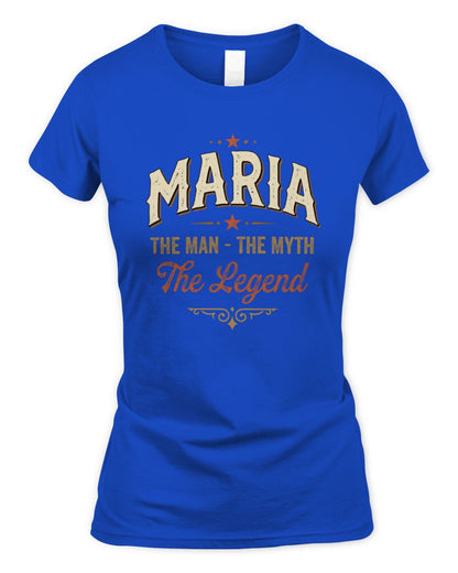 I'm Name I'm Not Rude I Just Have The Balls Funny T-Shirt MARIA M1-77 / Women's Standard T-Shirt / royal