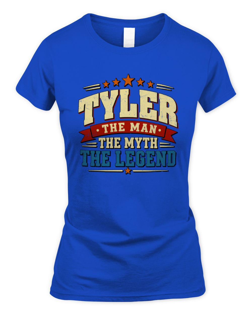 The Man The Myth The Legend Ribbon Vintage T-Shirt TYLER M1-56 / Women's Standard T-Shirt / royal