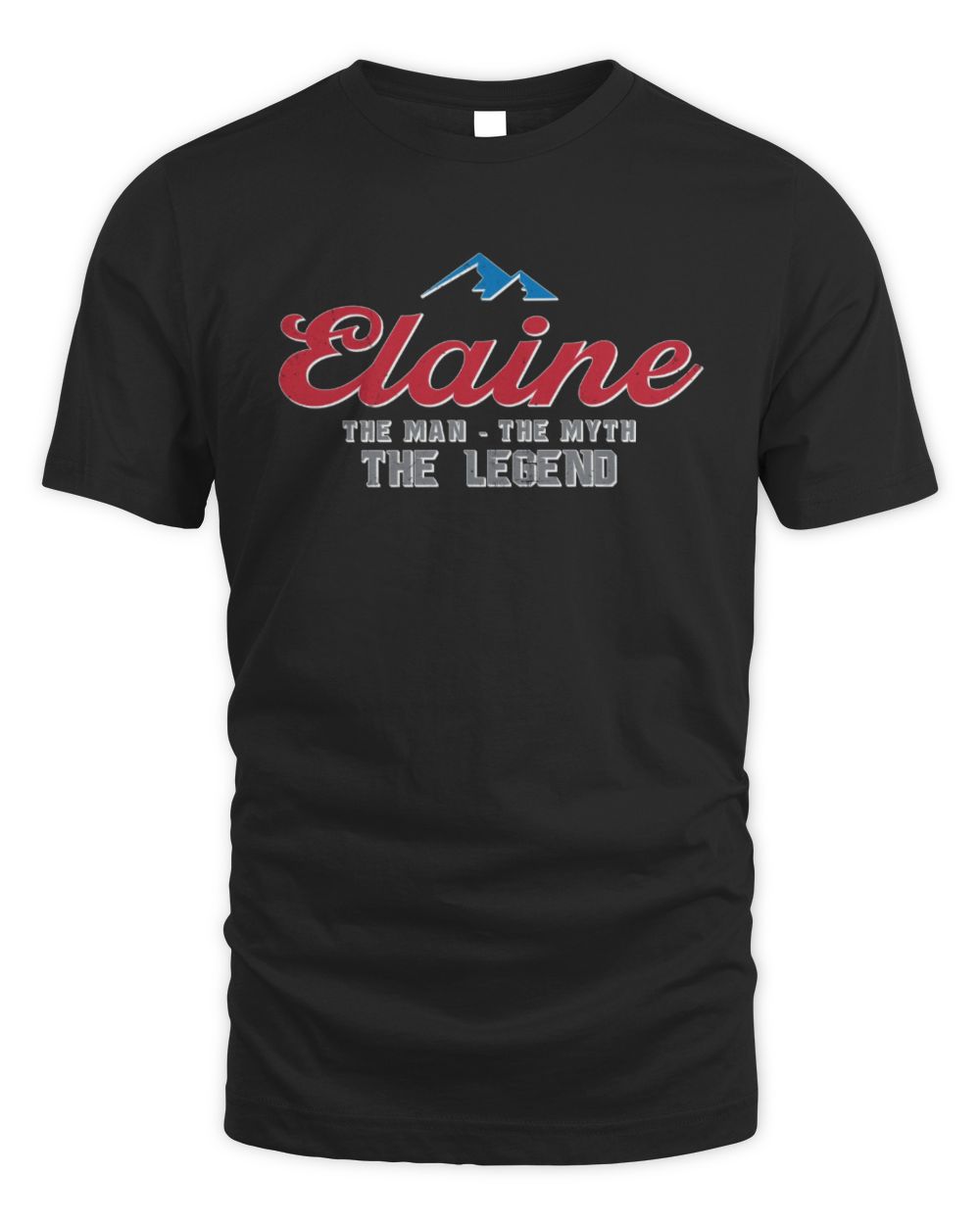 The Man The Myth The Legend Coors Light Beer T-Shirt ELAINE M1-S84 / Unisex Standard T-Shirt / black