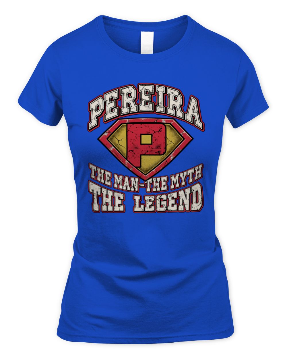 The Man The Myth The Legend Superman Graphic T-Shirt PEREIRA M1-74 / Women's Standard T-Shirt / royal