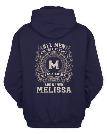 All Men Are Created Equal Cool Logo Shirt MELISSA M1-60 / Unisex Hoodie / navy