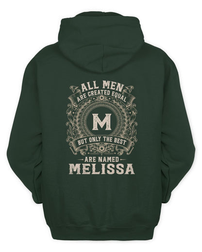 All Men Are Created Equal Cool Logo Shirt MELISSA M1-60 / Unisex Hoodie / forest green