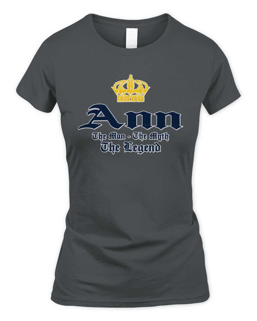 The Man The Myth The Legend Corona Beer T-Shirt ANN M1-S83 / Women's Standard T-Shirt / charcoal