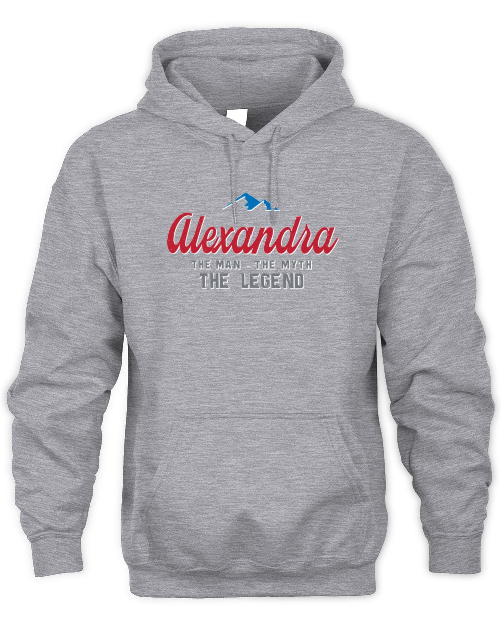 The Man The Myth The Legend Coors Light Beer T-Shirt ALEXANDRA M1-S84 / Unisex Hoodie / sport grey