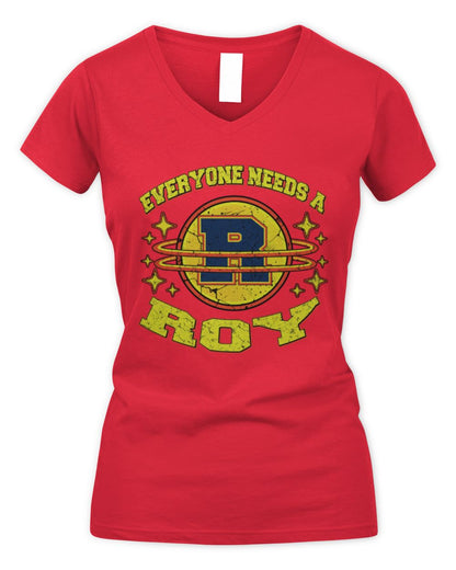 Everyone Needs a Your Name Shirt ROY M1-76 / Women's V-Neck T-Shirt / red