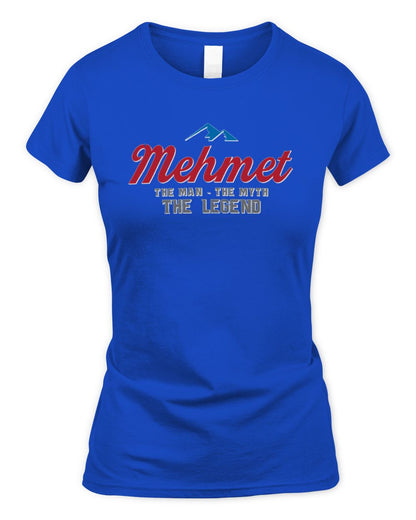The Man The Myth The Legend Coors Light Beer T-Shirt MEHMET M1-S84 / Women's Standard T-Shirt / royal