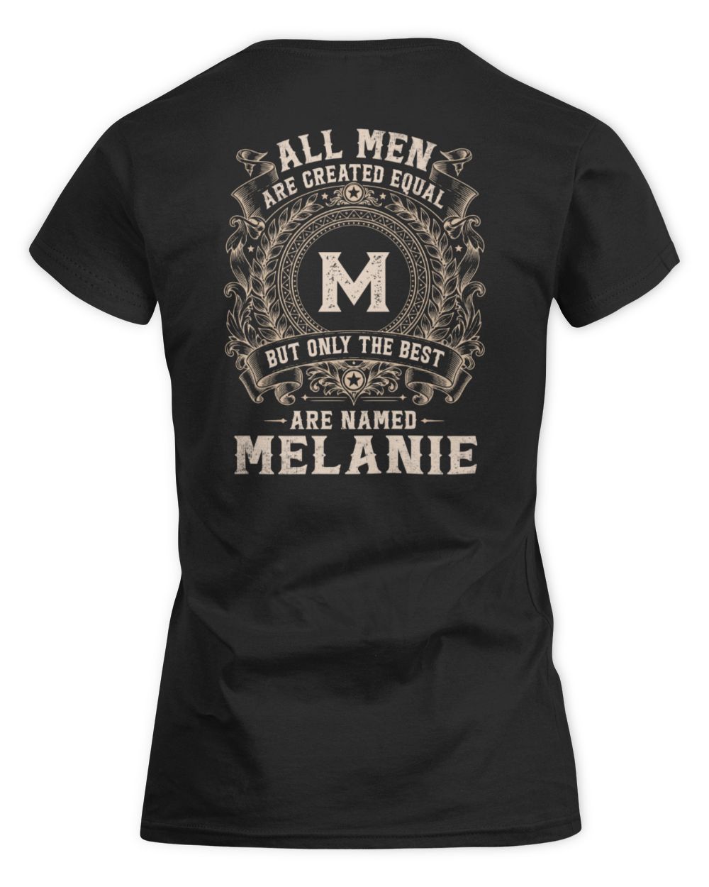 All Men Are Created Equal Cool Logo Shirt MELANIE M1-60 / Women's Standard T-Shirt / black