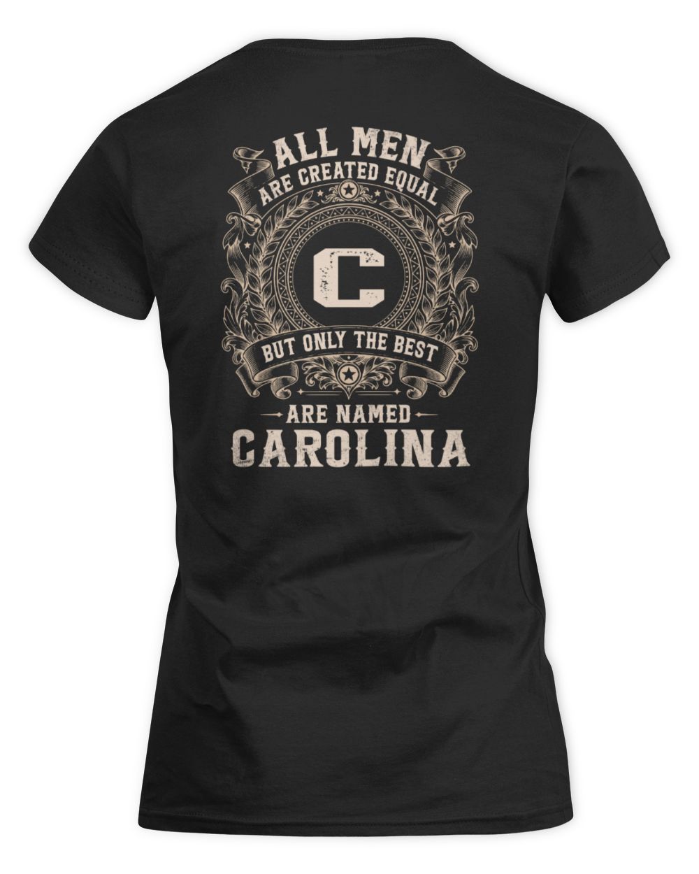 All Men Are Created Equal Cool Logo Shirt CAROLINA M1-60 / Women's Standard T-Shirt / black