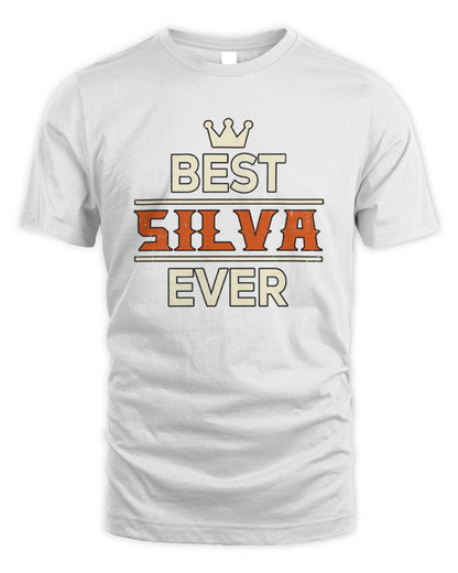 Best Your Name With Crown Shirt SILVA M1-59 / Unisex Standard T-Shirt / white