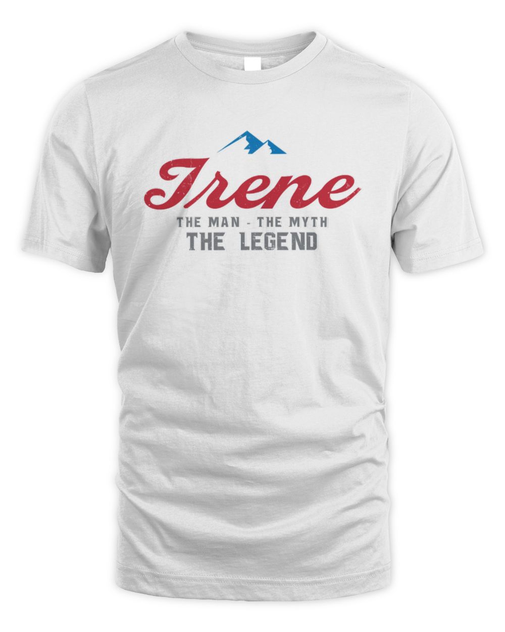 The Man The Myth The Legend Coors Light Beer T-Shirt IRENE M1-S84 / Unisex Standard T-Shirt / white