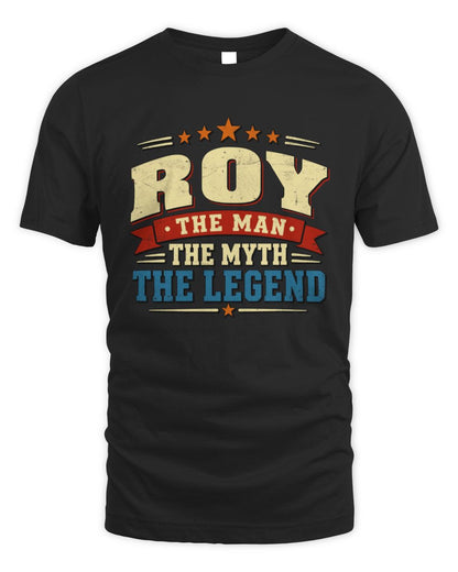 The Man The Myth The Legend Ribbon Vintage T-Shirt ROY M1-56 / Unisex Standard T-Shirt / black