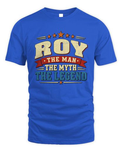 The Man The Myth The Legend Ribbon Vintage T-Shirt ROY M1-56 / Unisex Standard T-Shirt / royal