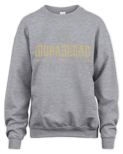 The Man The Myth The Legend Western Shirt MUHAMMAD M1-78 / Unisex Sweatshirt / sport grey