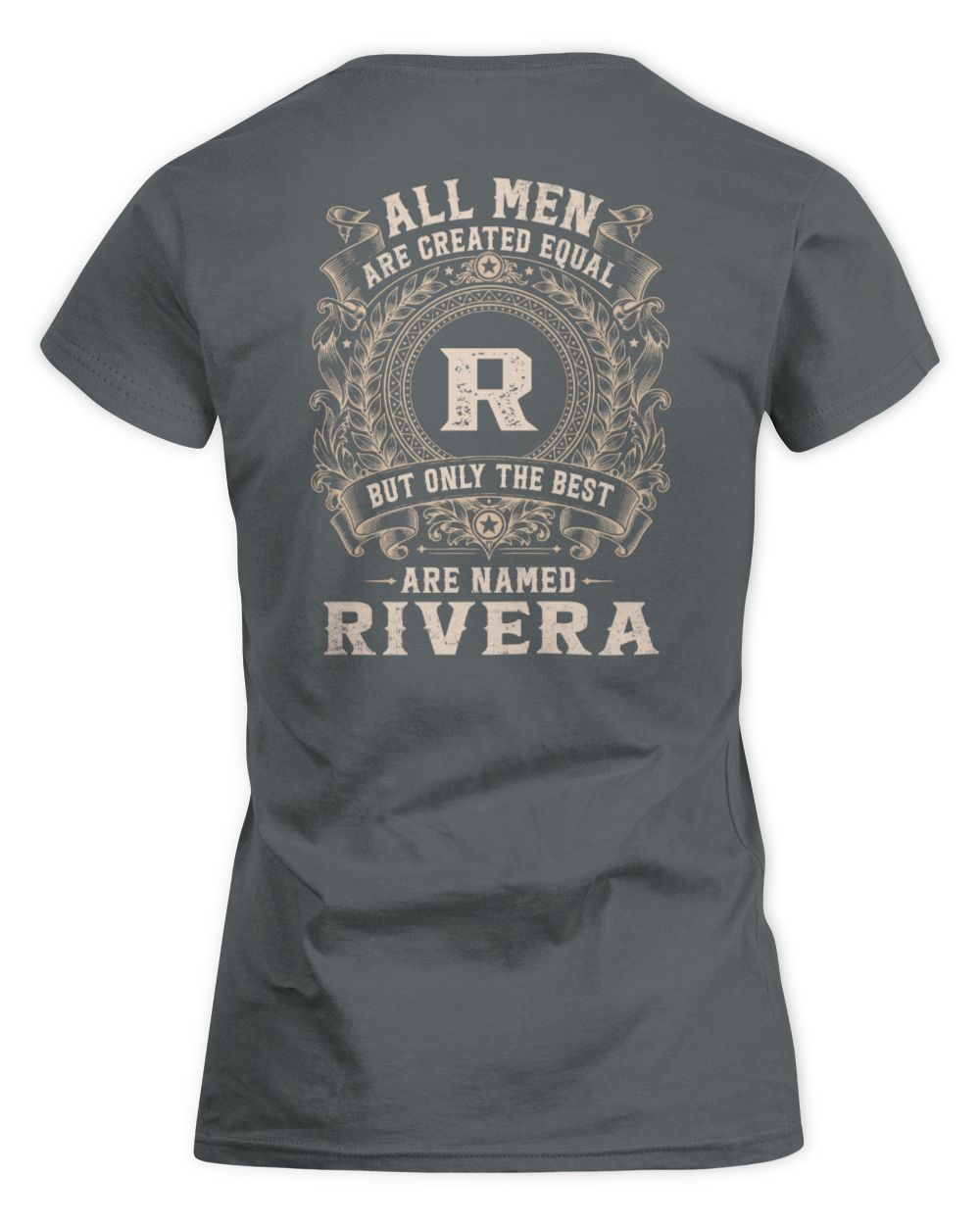 All Men Are Created Equal Cool Logo Shirt RIVERA M1-60 / Women's Standard T-Shirt / charcoal
