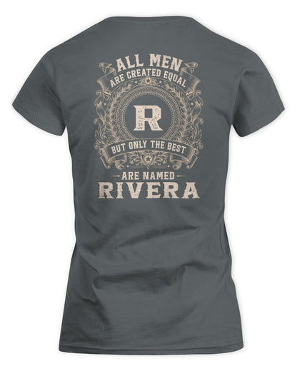 All Men Are Created Equal Cool Logo Shirt RIVERA M1-60 / Women's Standard T-Shirt / charcoal