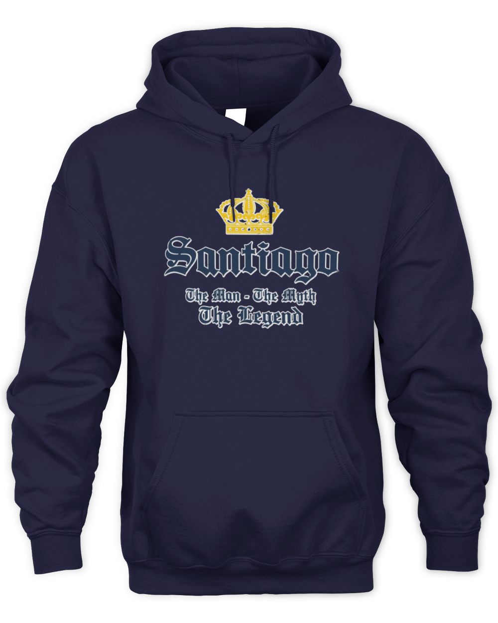 The Man The Myth The Legend Corona Beer T-Shirt SANTIAGO M1-S83 / Unisex Hoodie / navy