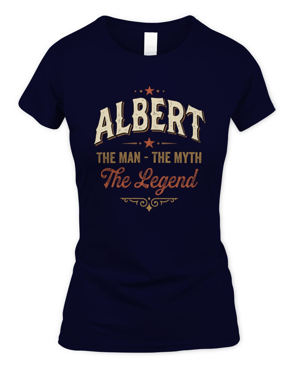 I'm Name I'm Not Rude I Just Have The Balls Funny T-Shirt ALBERT M1-77 / Women's Standard T-Shirt / navy