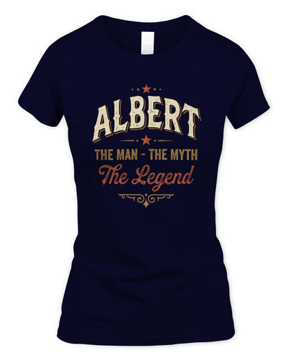 I'm Name I'm Not Rude I Just Have The Balls Funny T-Shirt ALBERT M1-77 / Women's Standard T-Shirt / navy