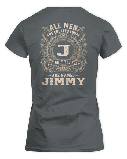 All Men Are Created Equal Cool Logo Shirt JIMMY M1-60 / Women's Standard T-Shirt / charcoal