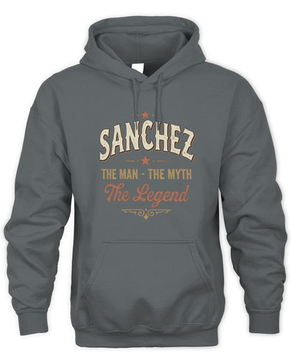 I'm Name I'm Not Rude I Just Have The Balls Funny T-Shirt SANCHEZ M1-77 / Unisex Hoodie / charcoal