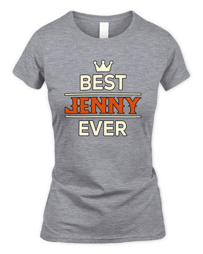 Best Your Name With Crown Shirt JENNY M1-59 / Women's Standard T-Shirt / sport grey