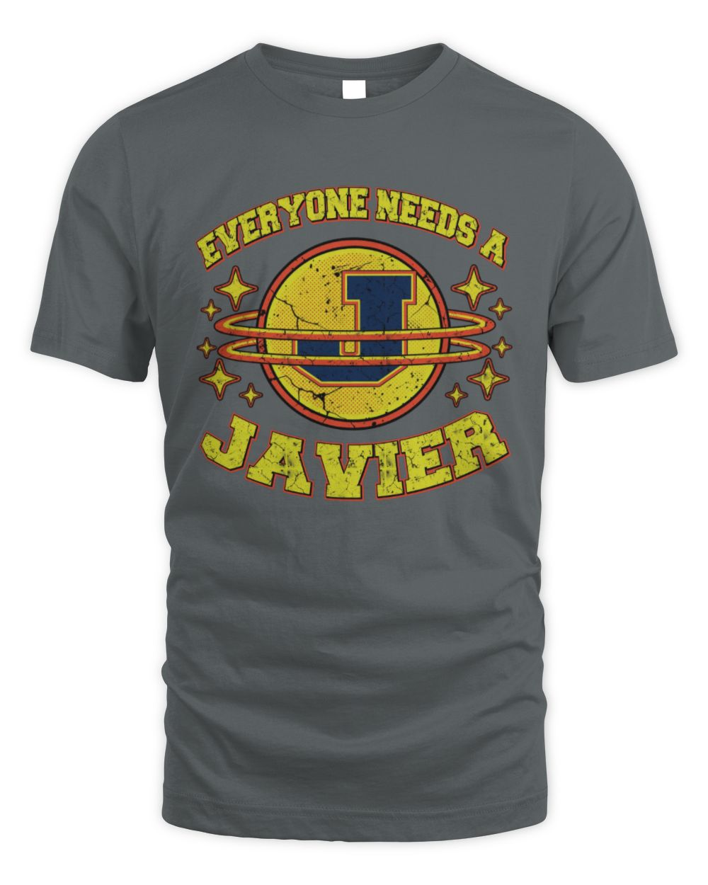 Everyone Needs a Your Name Shirt JAVIER M1-76 / Unisex Standard T-Shirt / charcoal