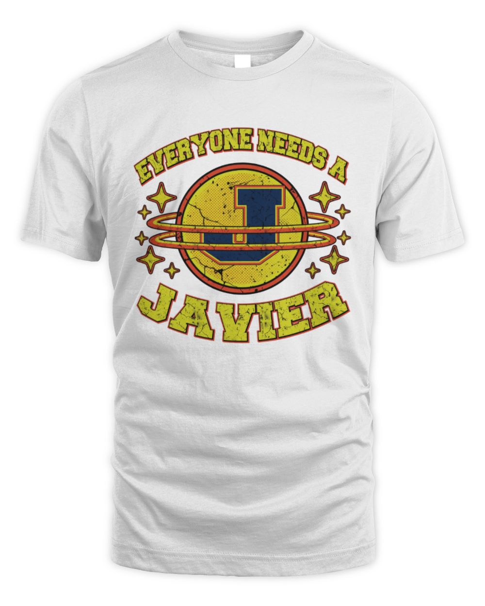 Everyone Needs a Your Name Shirt JAVIER M1-76 / Unisex Standard T-Shirt / white